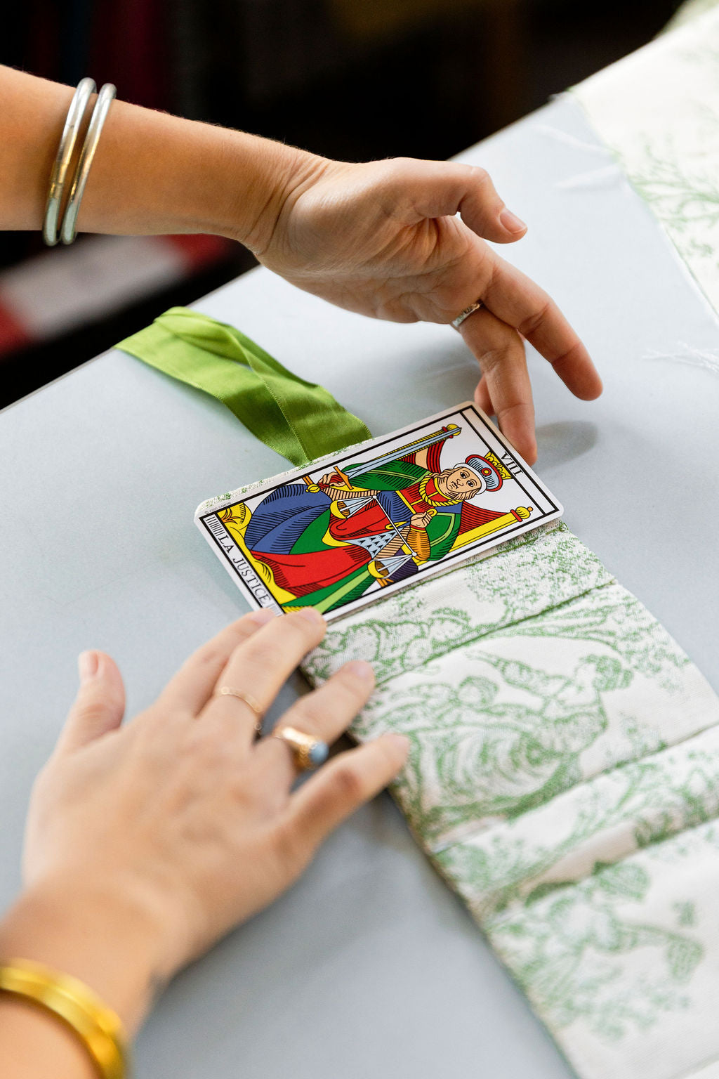 Porta tarocchi artigianale